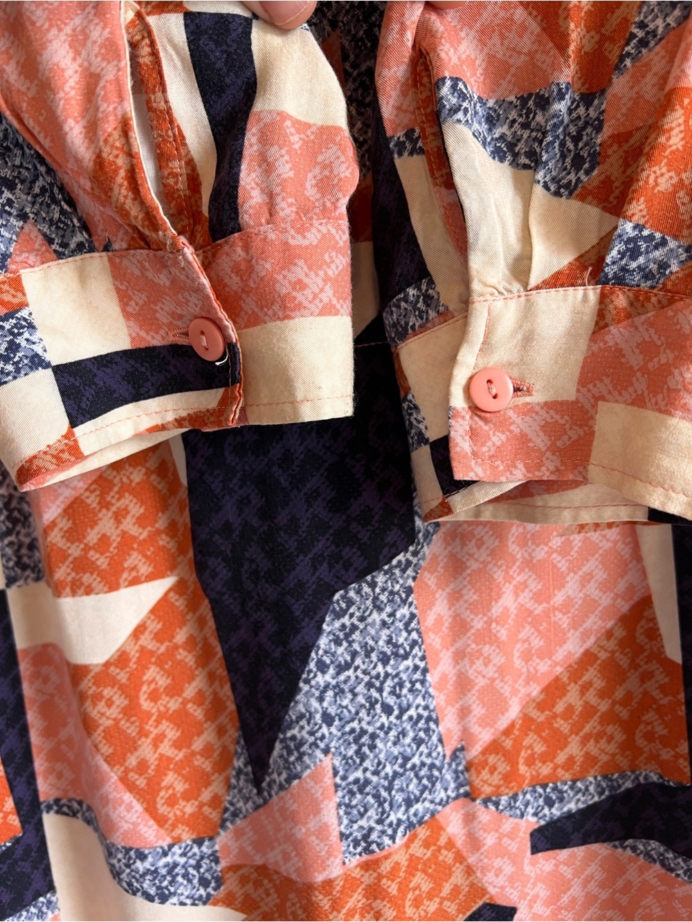 Anthropologie Corey Lynn Calter Abstract Shirtdress size XS good condition - Picture 15 of 15